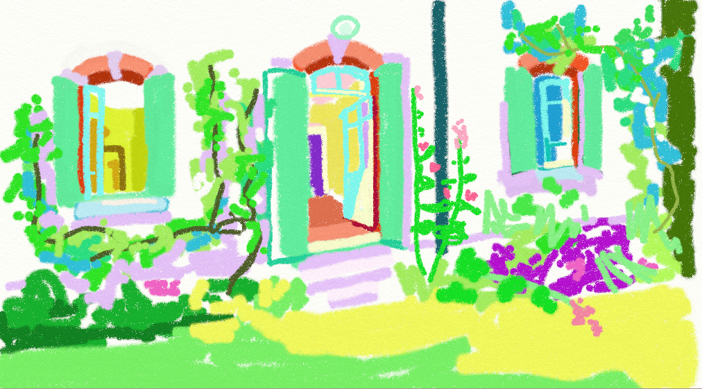 20 Ormes maison derrière / 2012