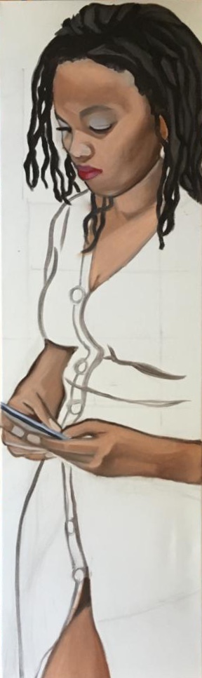 #10 / 2019 / Huile sur toile / 100 x 30 cm