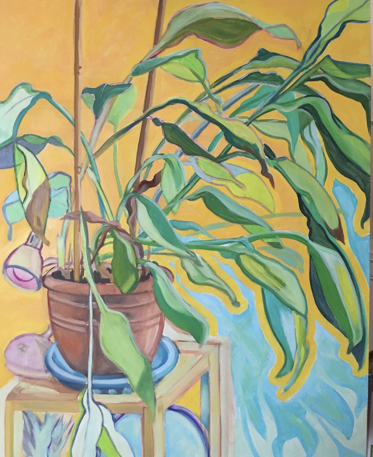 #25 / Huile sur carton / 100 x 80 cm / 2021