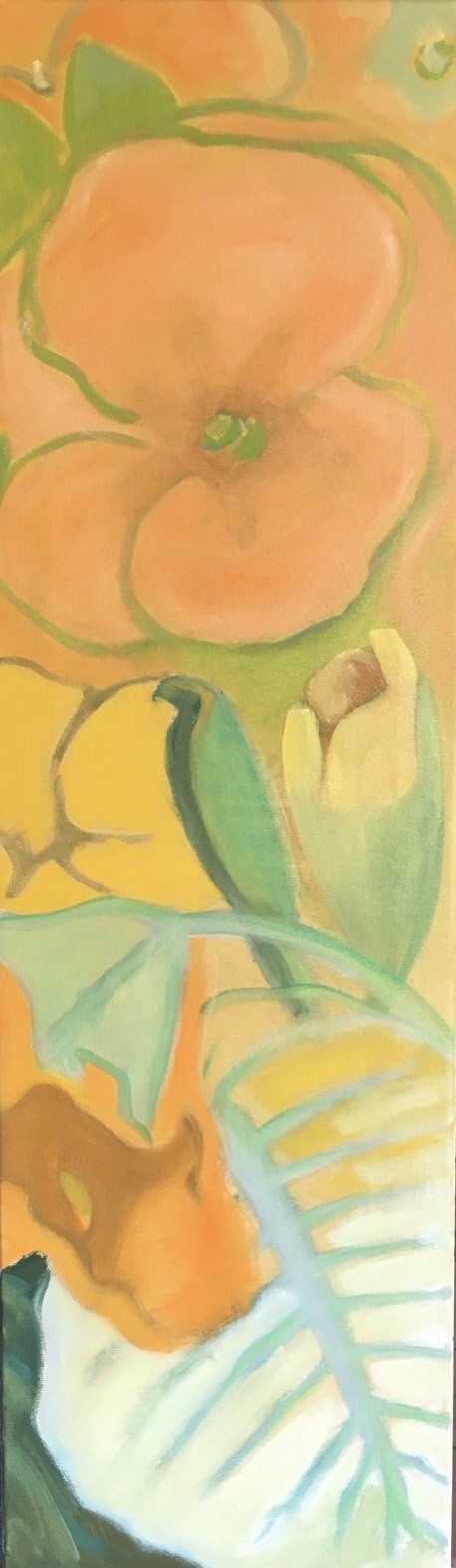 #31/ Huile sur toile / 100 x 30 / 2023