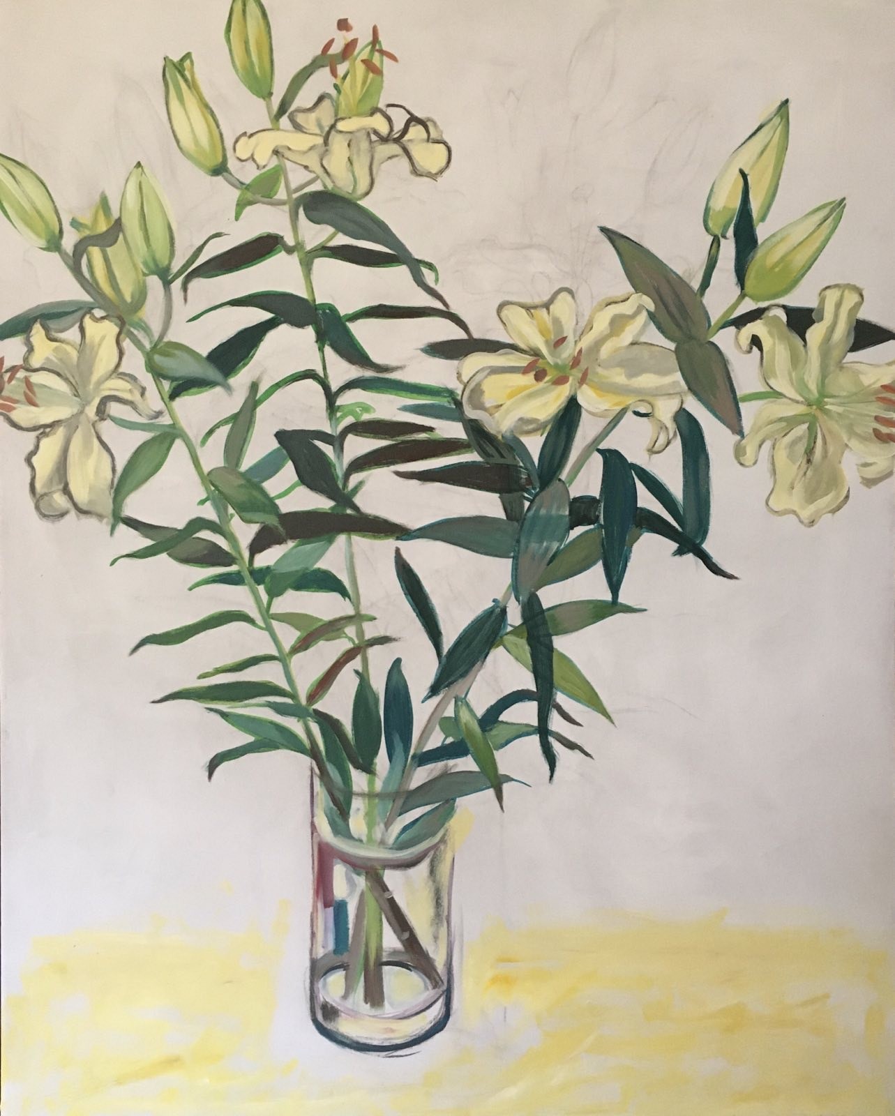 #27 / Huile sur carton / 100 x 80 cm / 2022