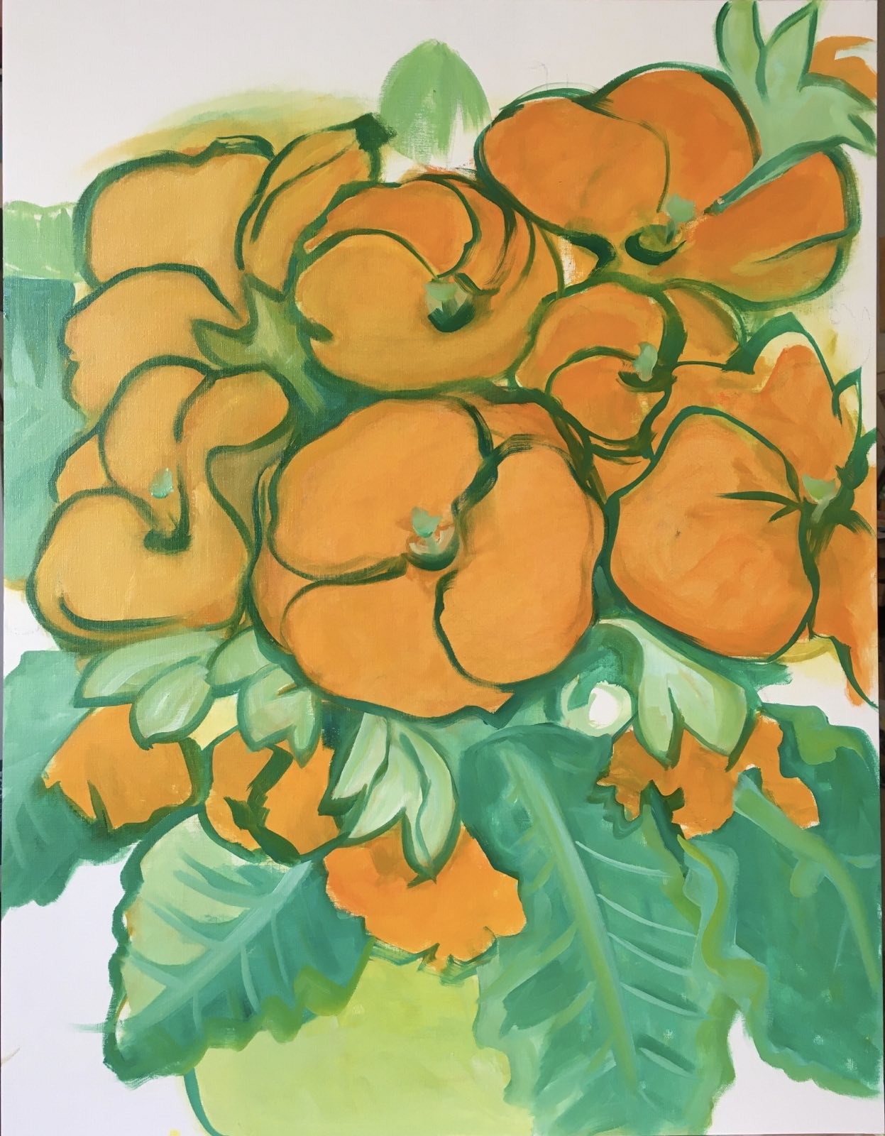 #32/ Primel / 50 x 65 / Huile sur toile /  2023