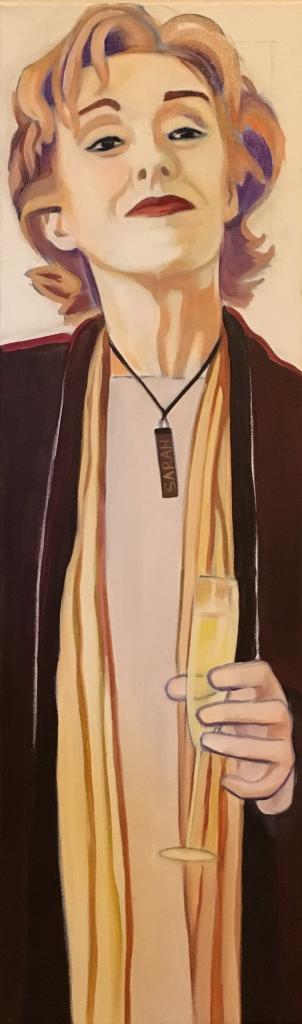 #7 /2017 / Huile sur toile / 100 x 30 cm