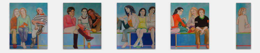 #6 /  2013 / huile sur toile / 120 x  440 cm