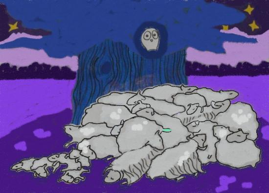 #13 / Papier, gouache, dessin