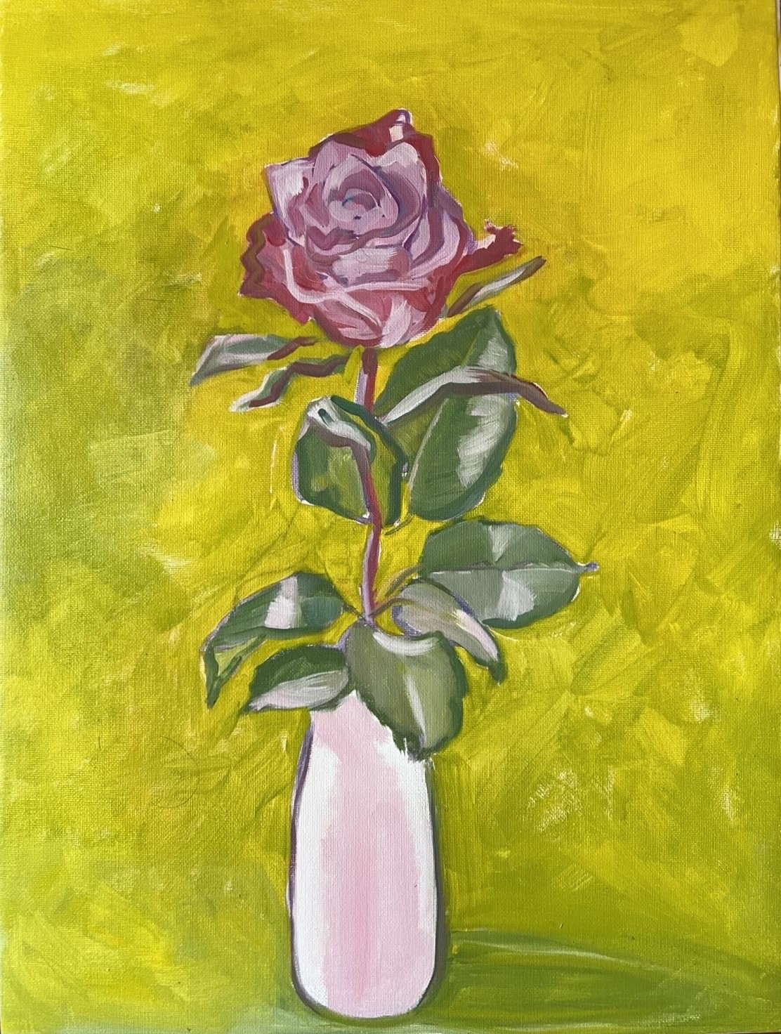 #36 / Huile sur papier / 48 x 36 cm / 2025